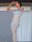 Alessandra Ambrosio Wet Booty on a Balcony in Rio de Janeiro
