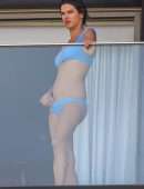 Alessandra Ambrosio Wet Booty on a Balcony in Rio de Janeiro
