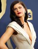 Alexandra Daddario Leggy and Cleavage at 28th Annual Screen Actors Guild Awards in Santa Monica