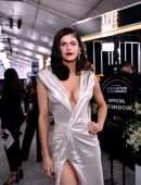 Alexandra Daddario Leggy and Cleavage at 28th Annual Screen Actors Guild Awards in Santa Monica
