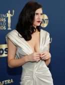 Alexandra Daddario Leggy and Cleavage at 28th Annual Screen Actors Guild Awards in Santa Monica