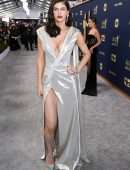 Alexandra Daddario Leggy and Cleavage at 28th Annual Screen Actors Guild Awards in Santa Monica