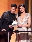 Alexandra Daddario Leggy and Cleavage at 28th Annual Screen Actors Guild Awards in Santa Monica