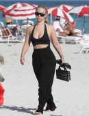Bianca Elouise Booty on the Beach in Miami