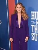 Blake Lively Cleavage at "The Music Man" Opening Night in NYC