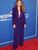Blake Lively Cleavage at "The Music Man" Opening Night in NYC