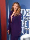 Blake Lively Cleavage at "The Music Man" Opening Night in NYC