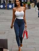 Chloe Khan Pokies and Booty in Tights, Out in Liverpool