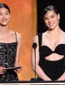 Hailee Steinfeld Cleavage at 28th Annual Screen Actors Guild Awards in Santa Monica