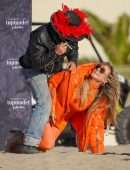 Heidi Klum at Germany’s Next Topmodel by Heidi Klum Filming Set in Huntington Beach