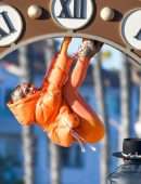 Heidi Klum at Germany’s Next Topmodel by Heidi Klum Filming Set in Huntington Beach