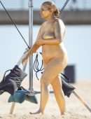 Heidi Klum at Germany’s Next Topmodel by Heidi Klum Filming Set in Huntington Beach