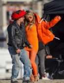 Heidi Klum at Germany’s Next Topmodel by Heidi Klum Filming Set in Huntington Beach