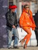 Heidi Klum at Germany’s Next Topmodel by Heidi Klum Filming Set in Huntington Beach