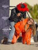 Heidi Klum at Germany’s Next Topmodel by Heidi Klum Filming Set in Huntington Beach