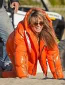 Heidi Klum at Germany’s Next Topmodel by Heidi Klum Filming Set in Huntington Beach