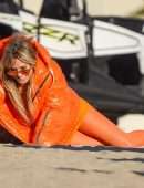 Heidi Klum at Germany’s Next Topmodel by Heidi Klum Filming Set in Huntington Beach