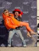 Heidi Klum at Germany’s Next Topmodel by Heidi Klum Filming Set in Huntington Beach
