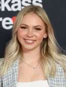 Jordyn Jones Cleavage in a Tiny Top at Jackass Forever Premiere in Los Angeles
