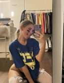 Jordyn Jones Booty in Tiny Black Thong Panties