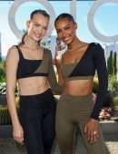 Josephine Skriver, Miranda Kerr and Jasmine Tookes Booty in Leggings at JOJA Launch in Santa Monica