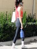 Kendall Jenner Booty in Leggings Outside a Pilates Class in West Hollywood