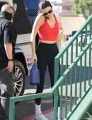 Kendall Jenner Booty in Leggings Outside a Pilates Class in West Hollywood