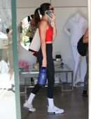 Kendall Jenner Booty in Leggings Outside a Pilates Class in West Hollywood