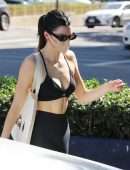 Kendall Jenner Booty in Leggings Outside a Pilates Class in West Hollywood