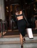 Maura Higgins Leggy and Cleavage at Old Boy's Club in London