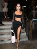 Maura Higgins Leggy and Cleavage at Old Boy's Club in London