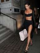 Maura Higgins Leggy and Cleavage at Old Boy's Club in London
