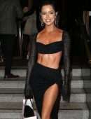 Maura Higgins Leggy and Cleavage at Old Boy's Club in London