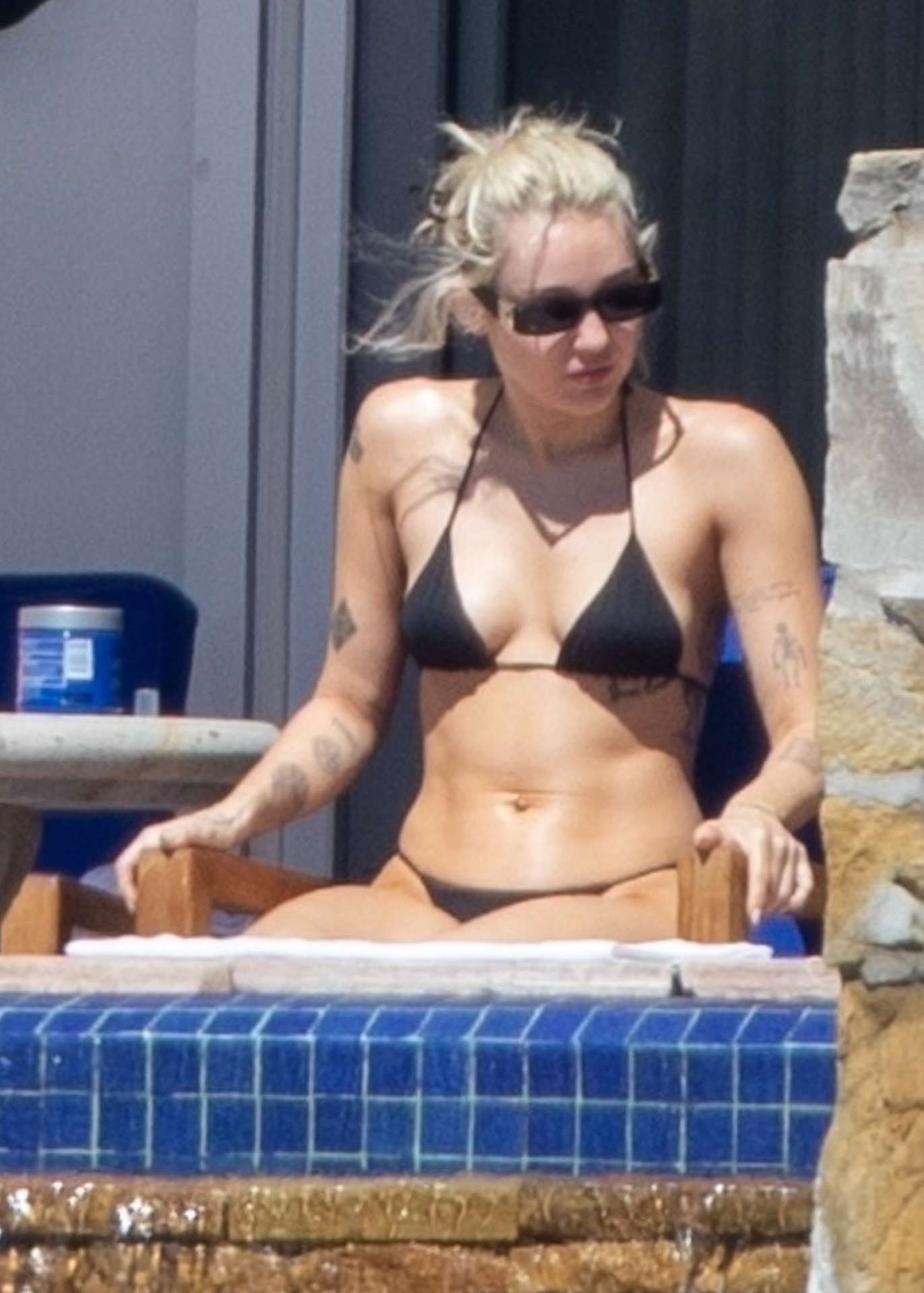 Miley Cyrus Booty in Bikini in Cabo San Lucas, Mexico