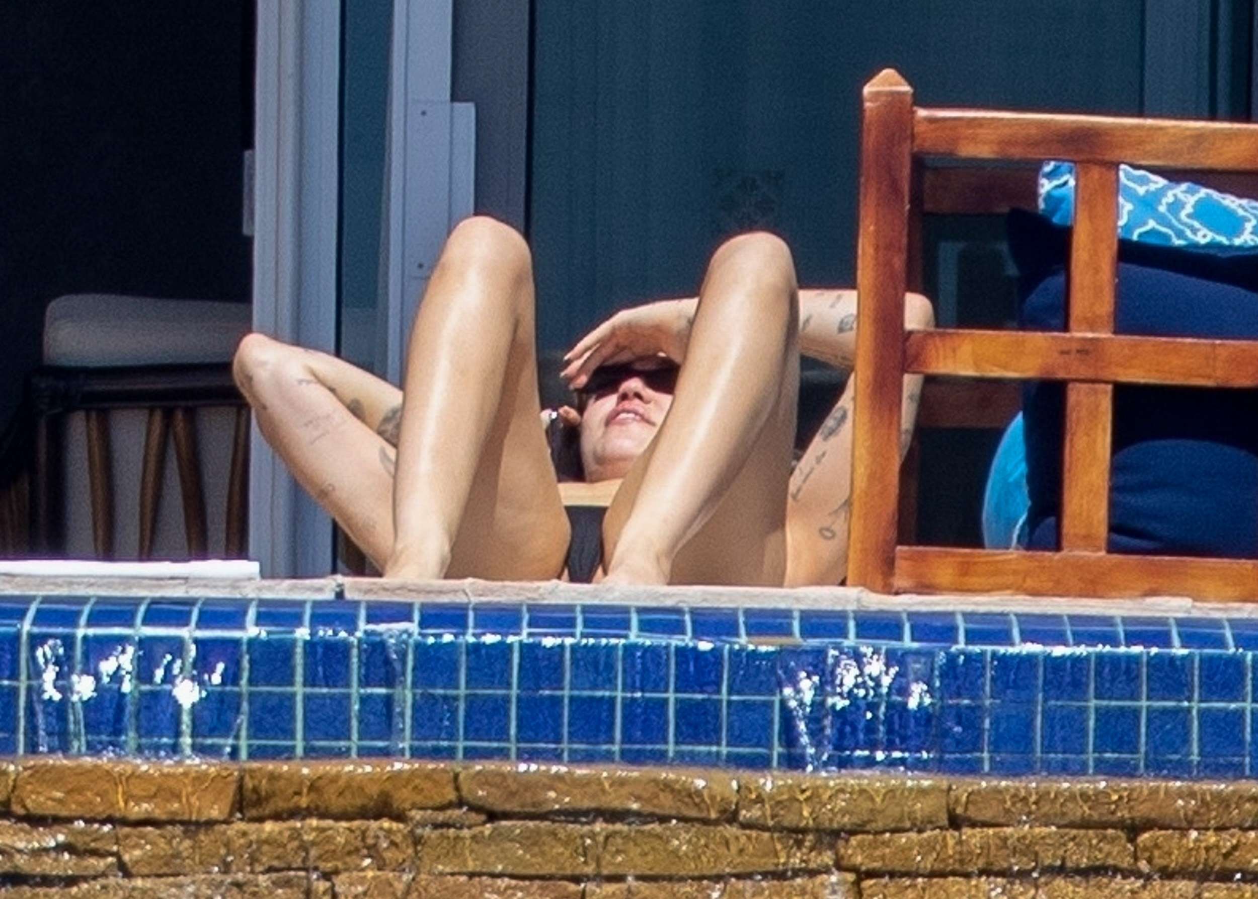 Miley Cyrus Booty in Bikini in Cabo San Lucas, Mexico