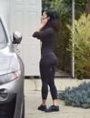 Nicole Scherzinger Booty in Spandex Leaving after Training