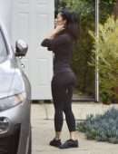 Nicole Scherzinger Booty in Spandex Leaving after Training