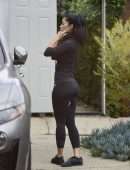 Nicole Scherzinger Booty in Spandex Leaving after Training
