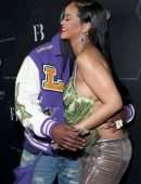 Rihanna Booty in See-Through Pants at Fenty Beauty and Fenty Skin “F Club” Party in Los Angeles