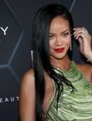 Rihanna Booty in See-Through Pants at Fenty Beauty and Fenty Skin “F Club” Party in Los Angeles