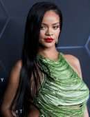 Rihanna Booty in See-Through Pants at Fenty Beauty and Fenty Skin “F Club” Party in Los Angeles