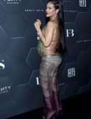 Rihanna Booty in See-Through Pants at Fenty Beauty and Fenty Skin “F Club” Party in Los Angeles