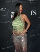 Rihanna Booty in See-Through Pants at Fenty Beauty and Fenty Skin “F Club” Party in Los Angeles