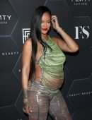 Rihanna Booty in See-Through Pants at Fenty Beauty and Fenty Skin “F Club” Party in Los Angeles