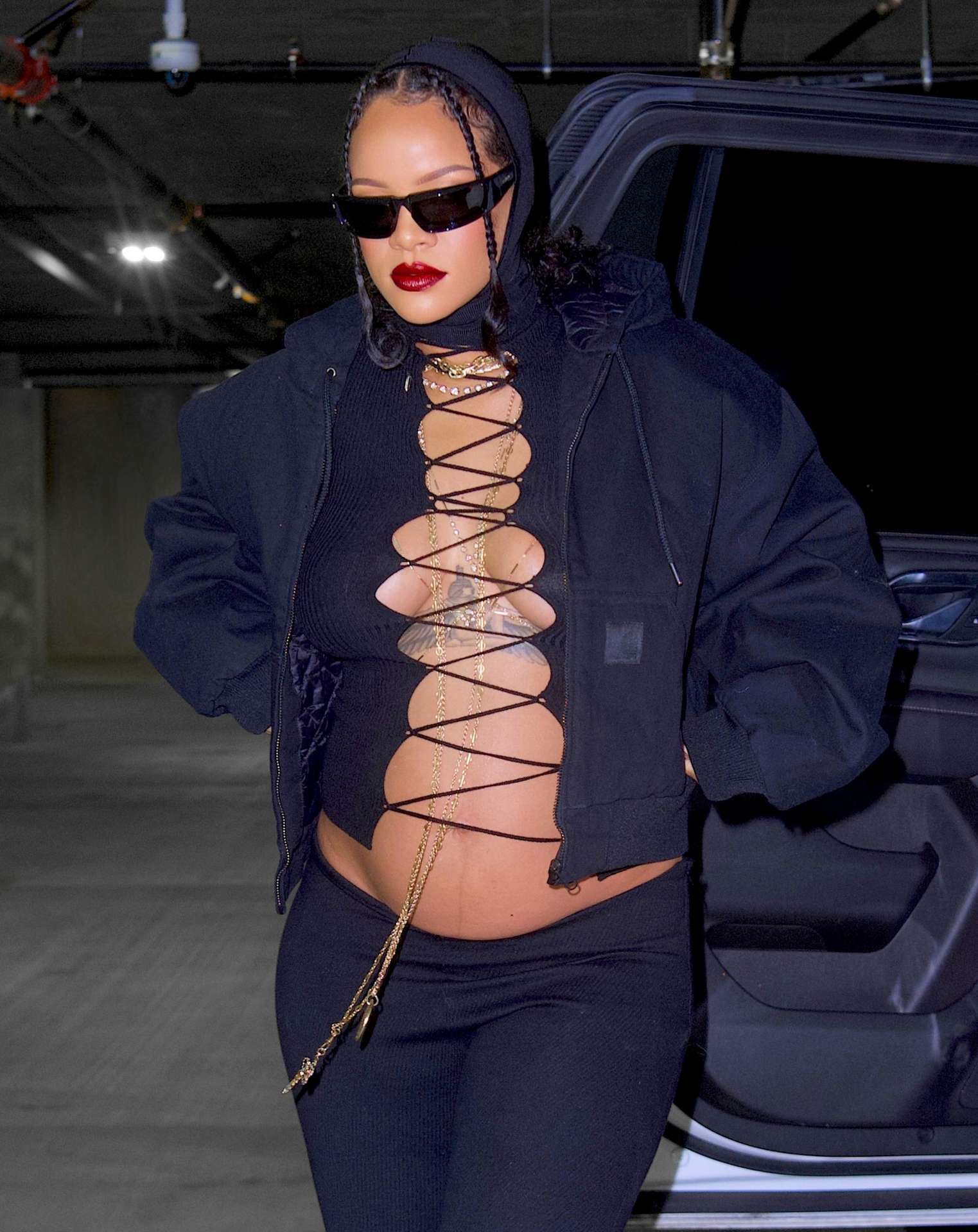 Rihanna in a Revealing Outfit Out in Los Angeles