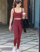 Sara Sampaio Booty in Tights, Outside Dogpound Gym in West Hollywood