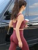 Sara Sampaio Booty in Tights, Outside Dogpound Gym in West Hollywood