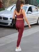 Sara Sampaio Booty in Tights, Outside Dogpound Gym in West Hollywood