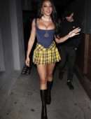 Tinashe Leggy and Cleavage at Craig’s Restaurant in West Hollywood