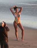 Zita Vass Cleavage and Leggy for a Bikini Photoshoot in Malibu